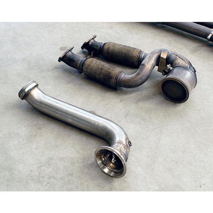 Downpipe + Metallic catalytic converter Ø143mm