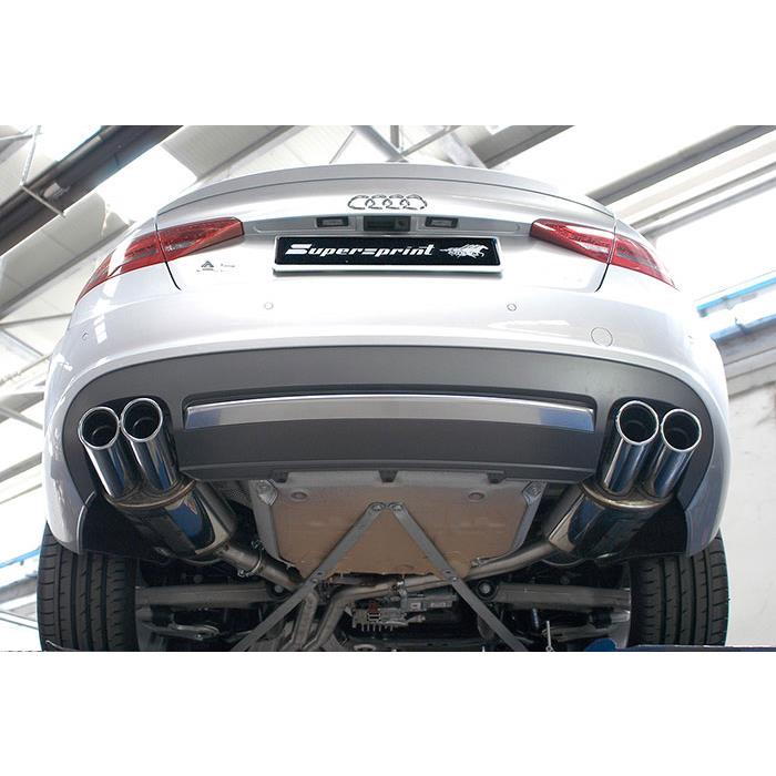 Rear exhaust OO90 Left