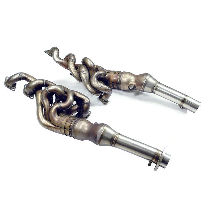 Downpipe Right - Left ((Substitucion pre- catalizador )Para soldar a collector original 