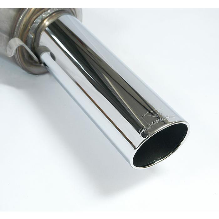 Rear exhaust 90x85 STEEL 409