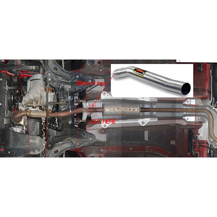 Front pipe STEEL 409
