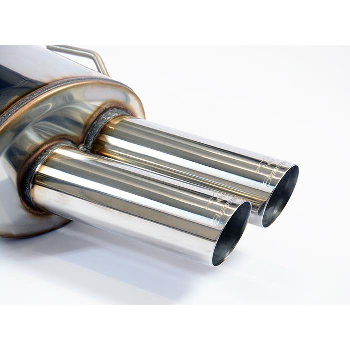 Silencioso trasero Racing OO70 100% Acero Inox 