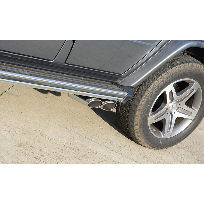 Rear exhaust Left Sport 120x80