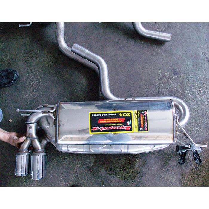 Rear exhaust.