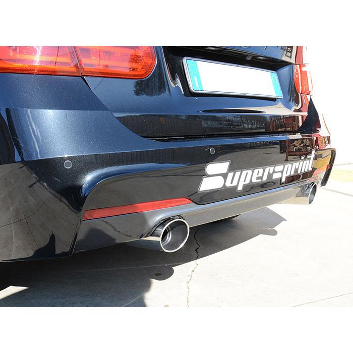 Rear exhaust Right O100 - Left O100