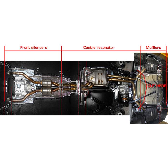 Central H-Pipe kit