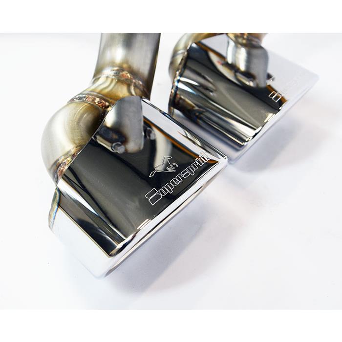 Cola de escape izquierda 2x145x75