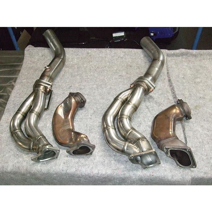 Turbo downpipe Derecho-Izquierdo AISI Acero 310S 