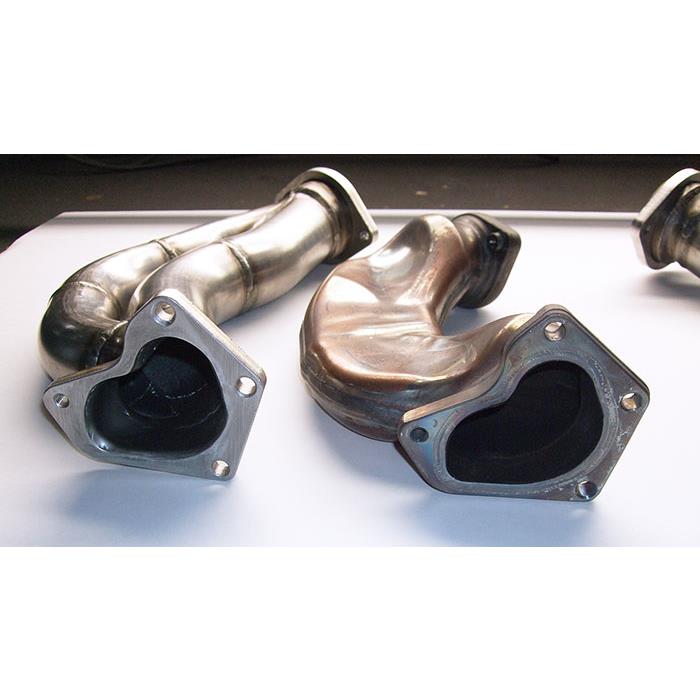 Turbo downpipe Derecho-Izquierdo AISI Acero 310S 