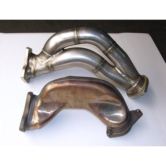 Turbo downpipe Derecho-Izquierdo AISI Acero 310S 