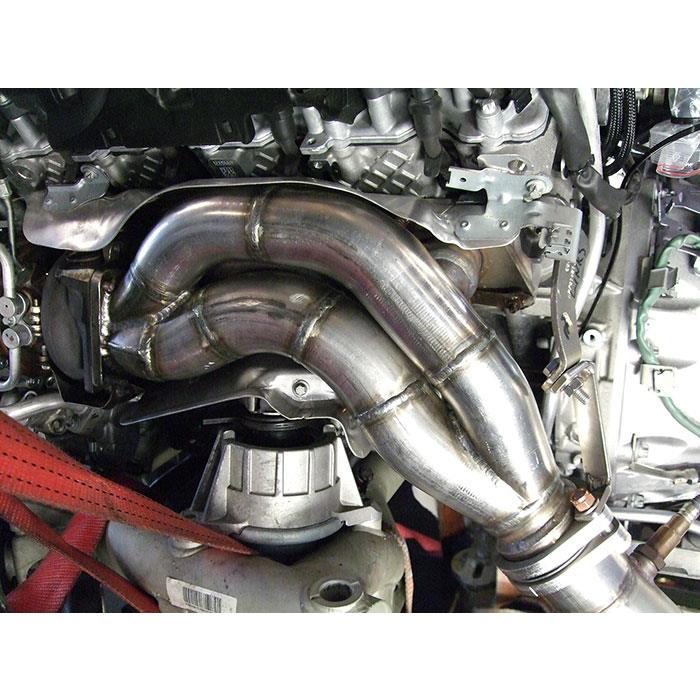 Turbo downpipe Derecho-Izquierdo AISI Acero 310S 