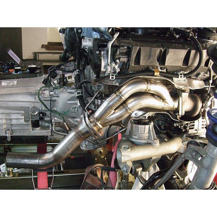 Turbo downpipe Derecho-Izquierdo AISI Acero 310S 
