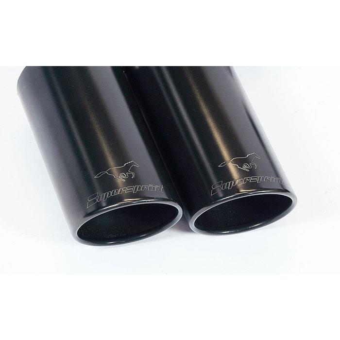 Endpipe kit Gun Metal Grey Right OO80 - Left OO80