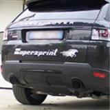 RANGE ROVER SPORT 5.0i V8 Supercharged (510 Hp) 2013 -> Supersprint full exhaust system VS Stock