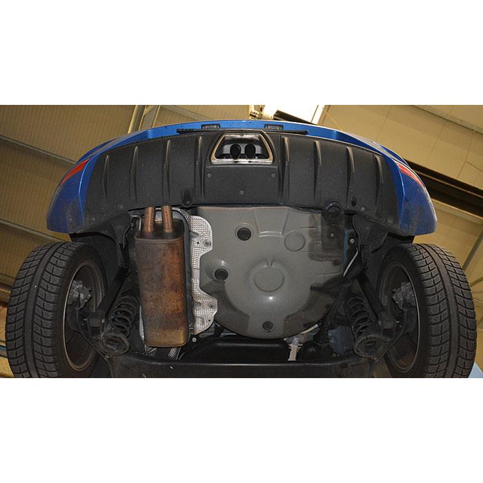 Rear exhaust central exit OO80 (Replaces OEM end tips)