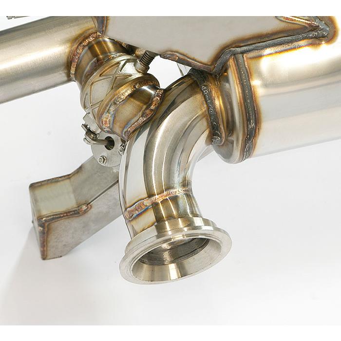 Silencioso trasero con válvulas Derecho-Izquierdo (Reemplaza el catalizador principal- se instala con las colas de escape OEM) <strong><span style=color:#ea0000;>-13,0 Kg</span></strong>