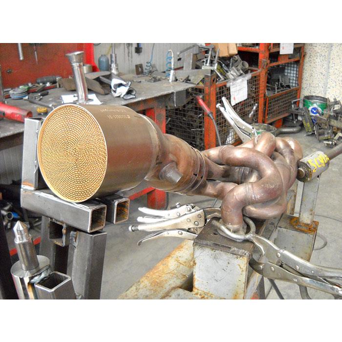 Downpipe +  Metallic catalytic converter WRC (To be welded on OEM manifold)