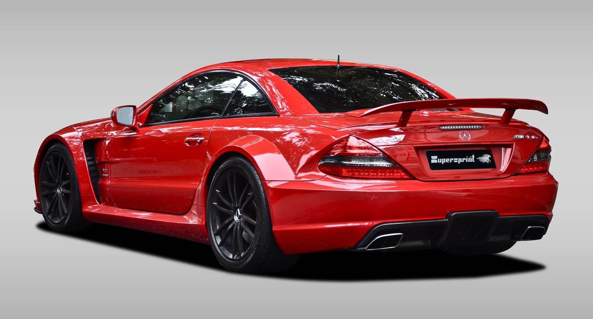 Supersprint Auspuff für MERCEDES R230 SL 65 AMG Black Series V12 Bi-Turbo '08 -> '09 (670 PS)