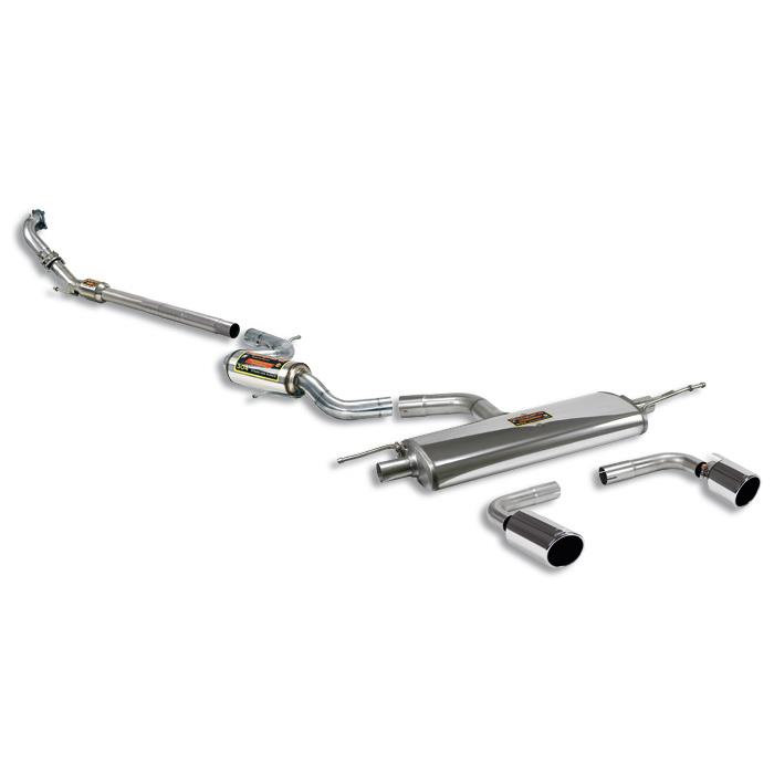 Performance sport exhaust for VW GOLF mk6 GTI, VW GOLF VI GTI 2.0 TSI (211  Hp) '09 -> (Ø65mm), Volkswagen, exhaust systems