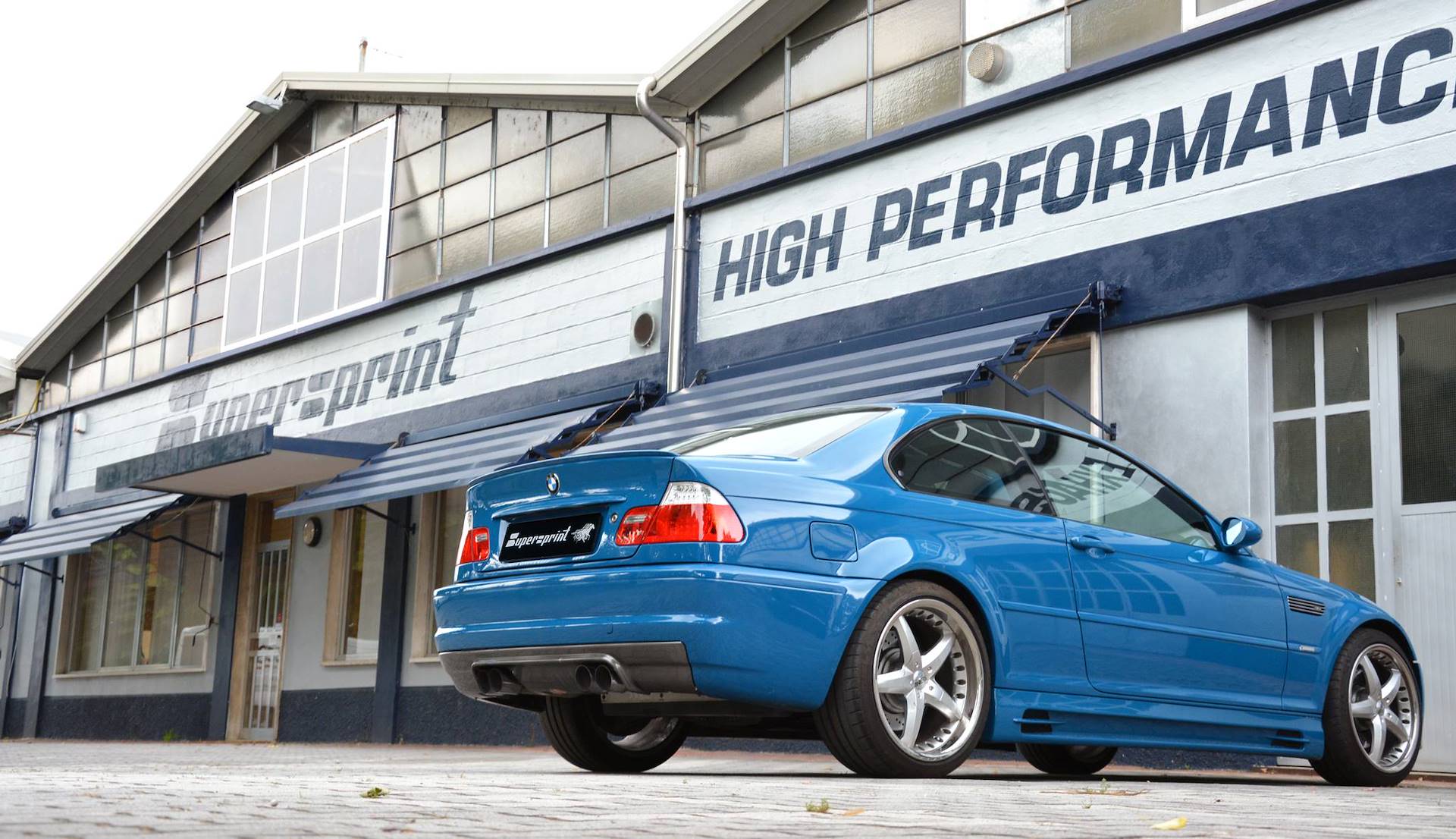 Supersprint Auspuff für BMW E46 M3 3.2i Coupé/Cabrio '01 -> (Ø63,5mm)