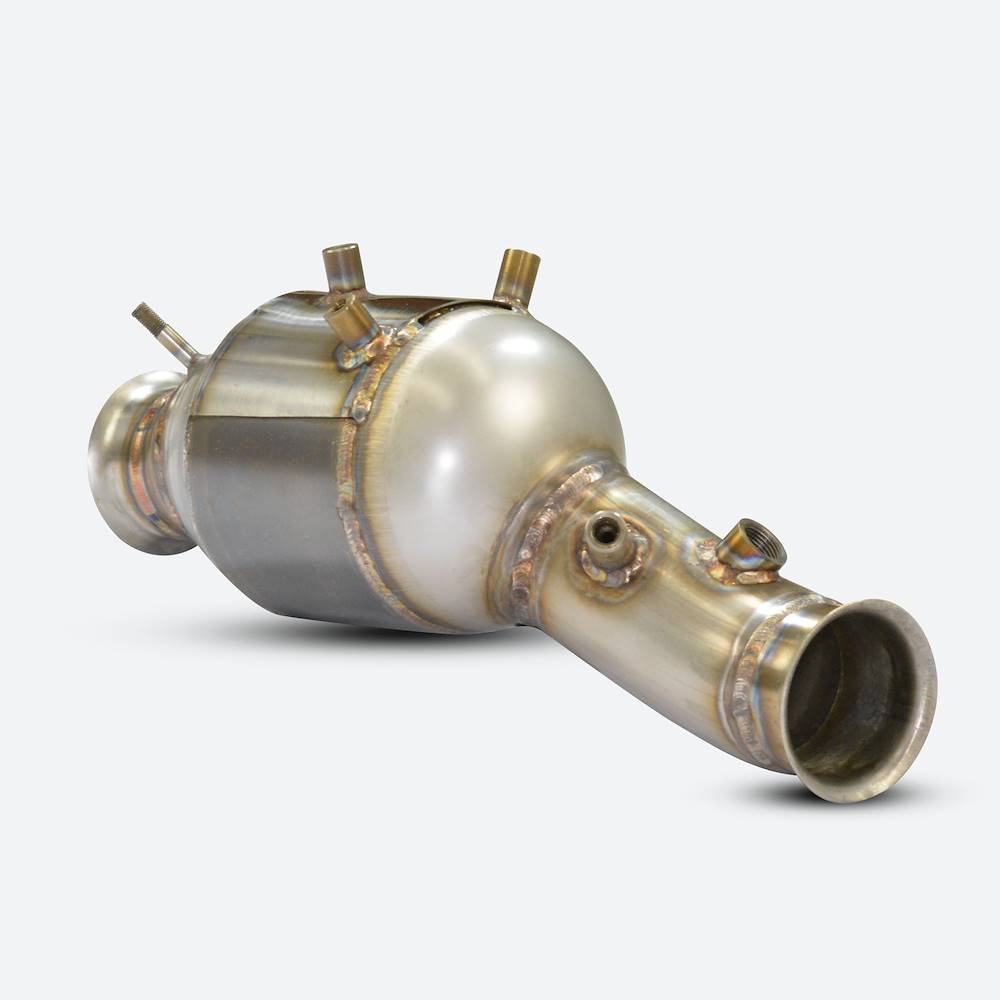 Catalizador metalico delantero izquierdo 