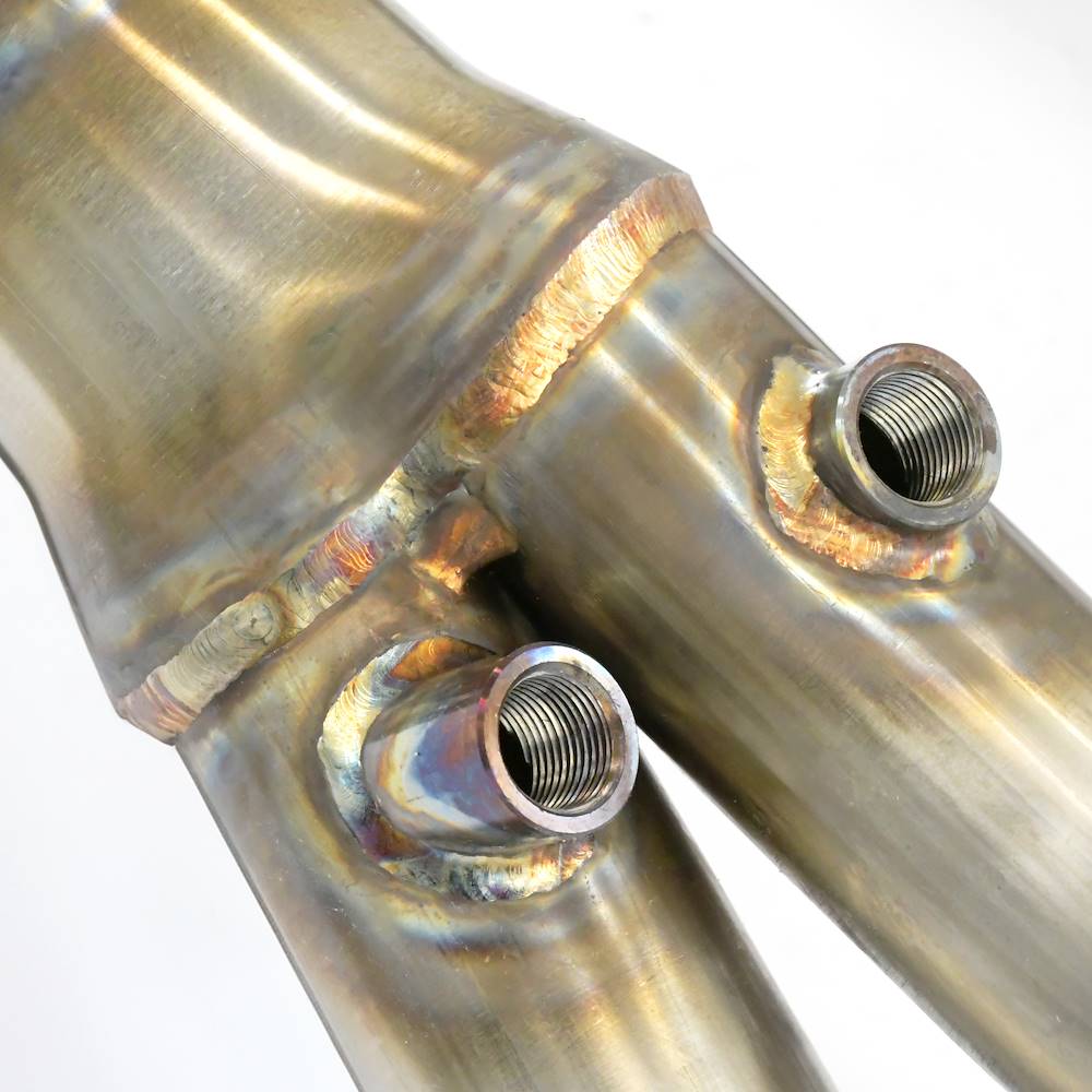 Y-Pipe left (Replaces catalytic converter)