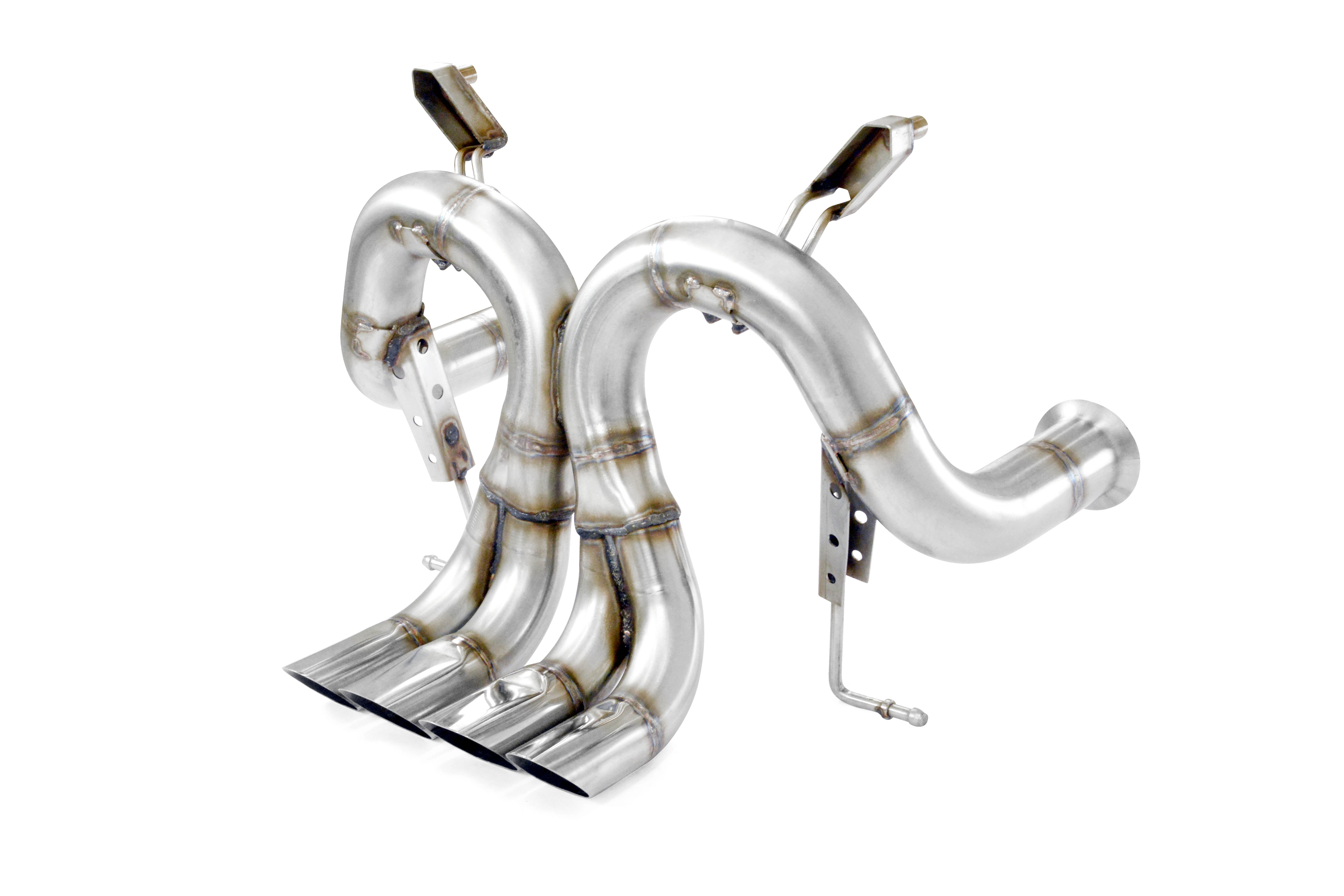Rear X-Pipe (Replaces OEM rear muffler) <strong><span style=color:#ea0000;>-22,0 Kg</span></strong>