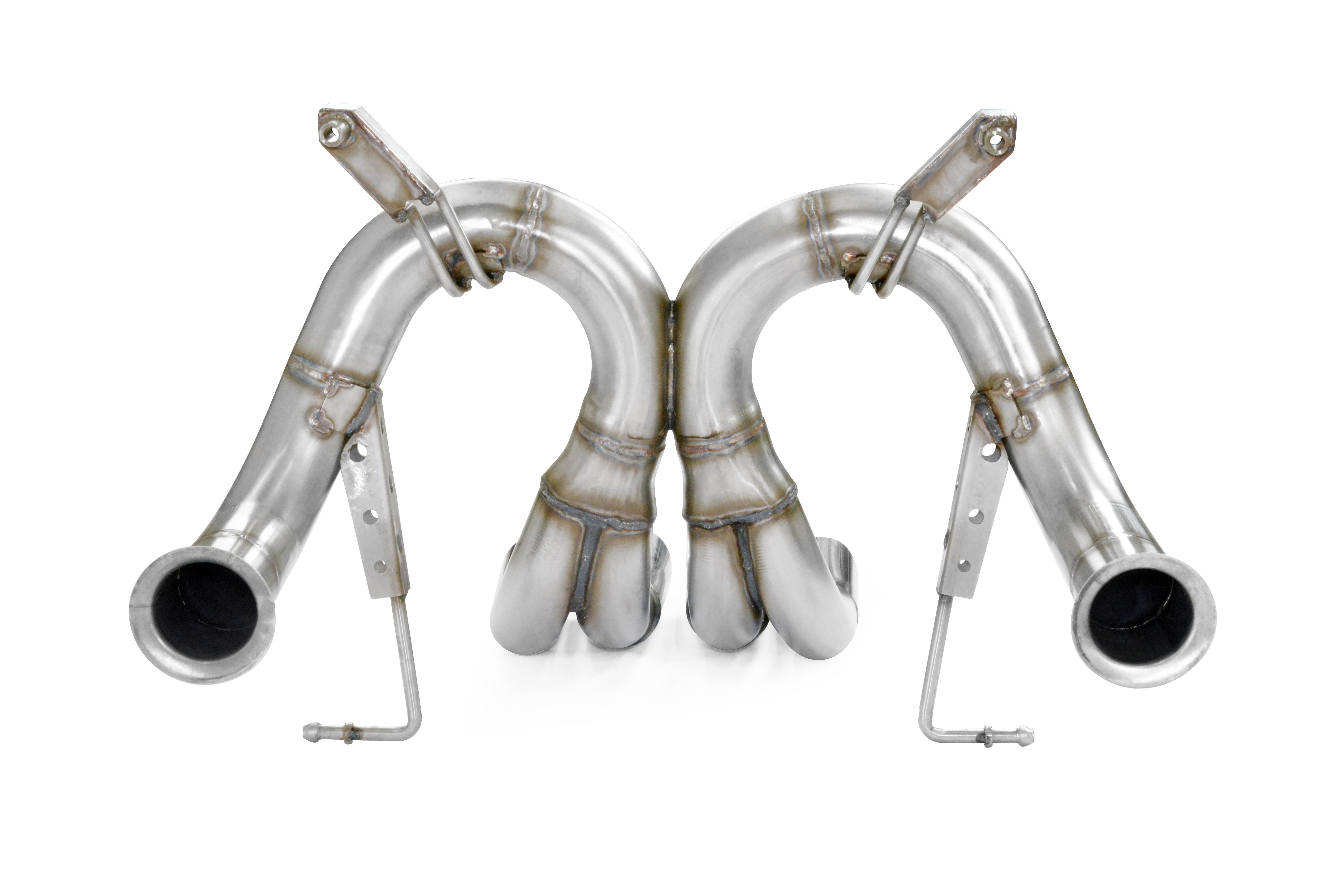 Rear X-Pipe (Replaces OEM rear muffler) <strong><span style=color:#ea0000;>-22,0 Kg</span></strong>