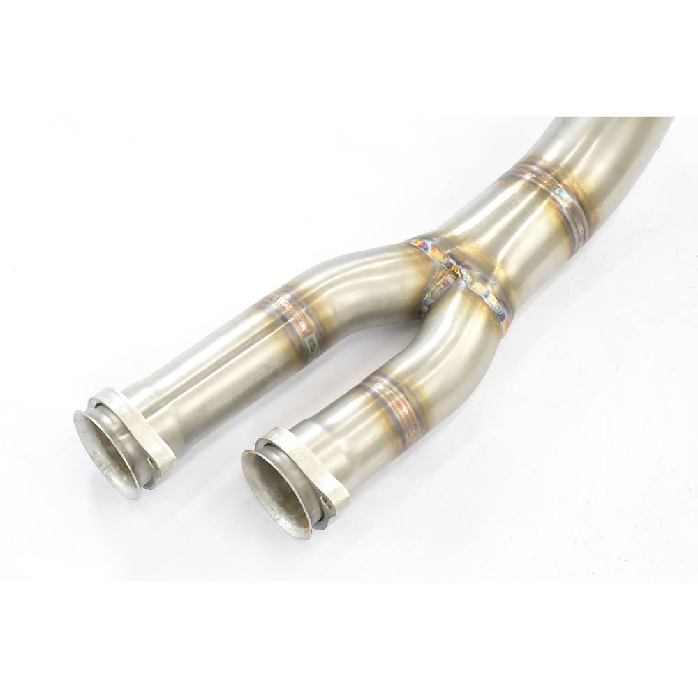 Front Y-Pipe kit Right - Left (Replaces the primary catalytic)