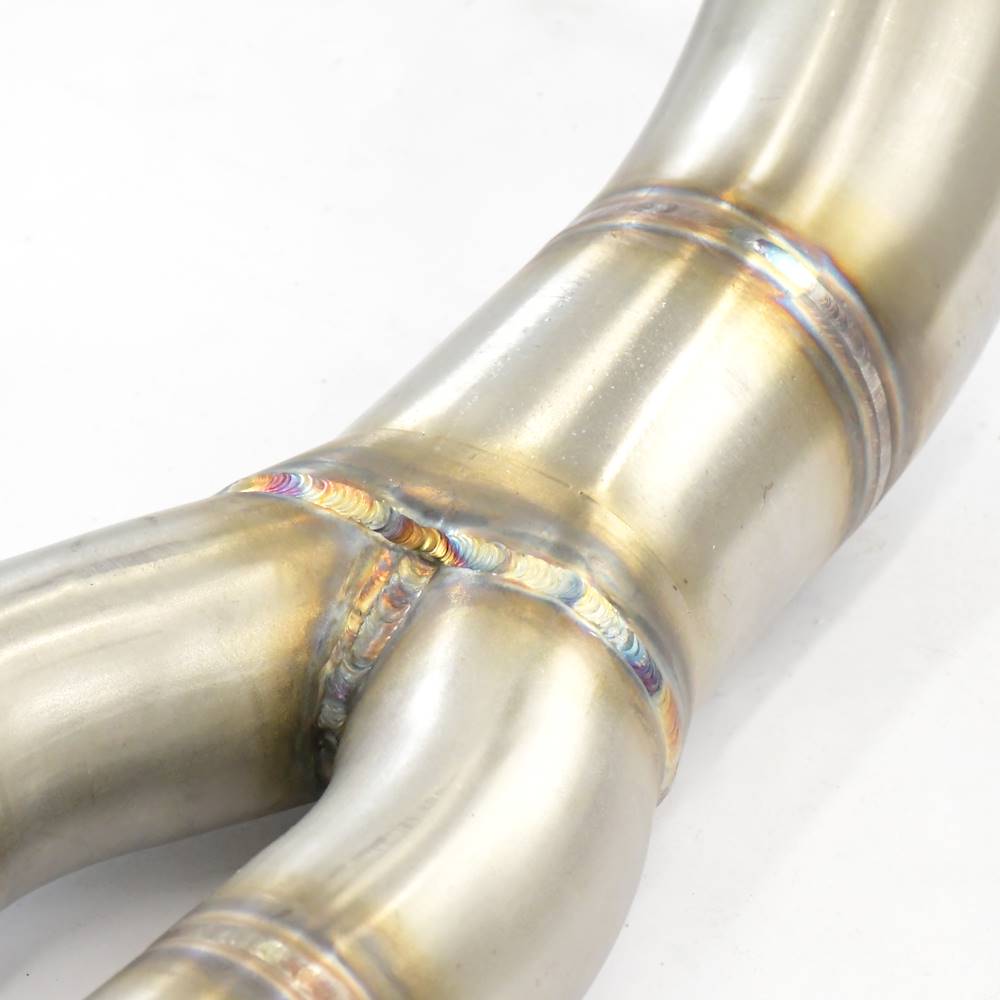 Front Y-Pipe kit Right - Left (Replaces the primary catalytic)
