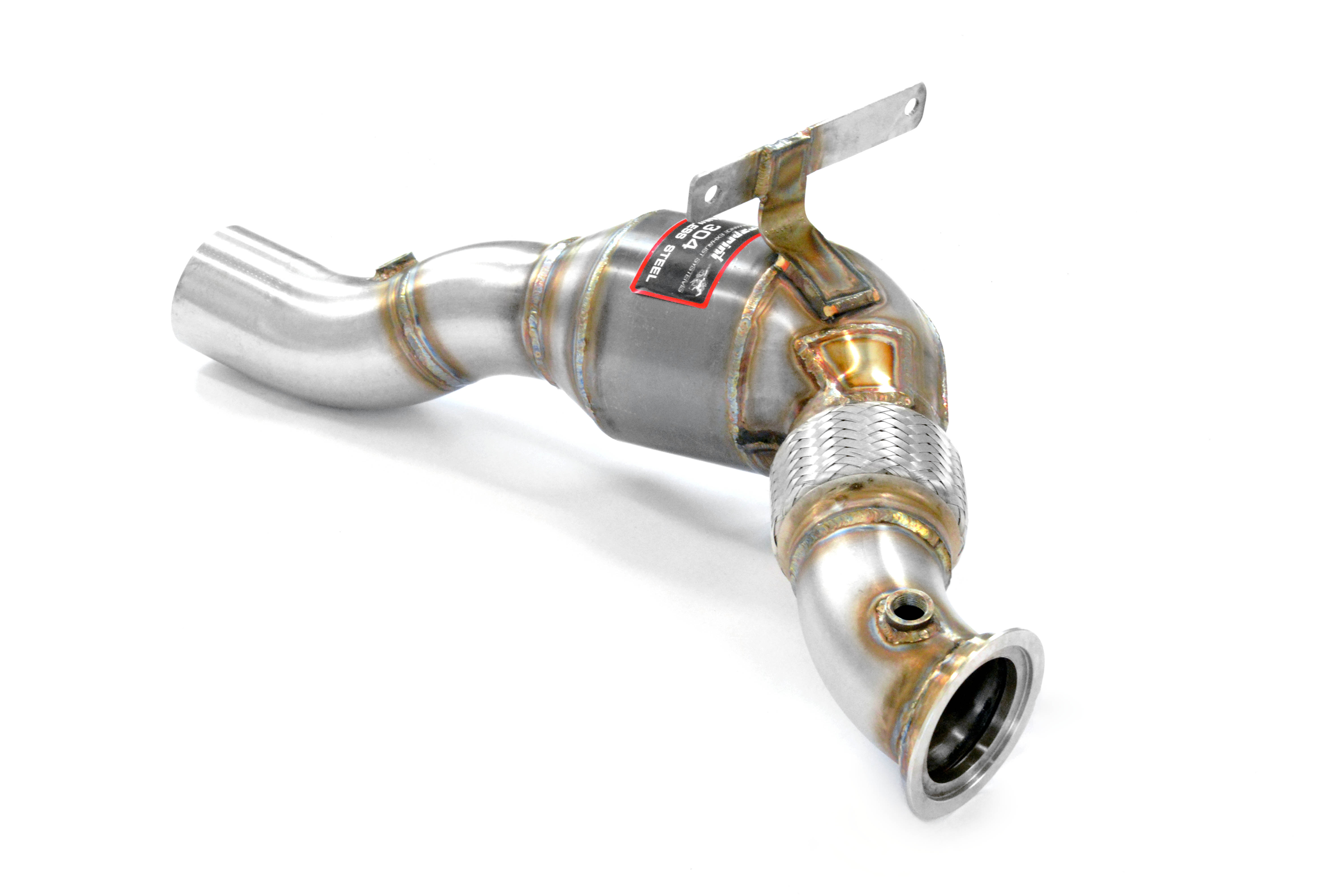 Downpipe Right + Metallic catalytic converter