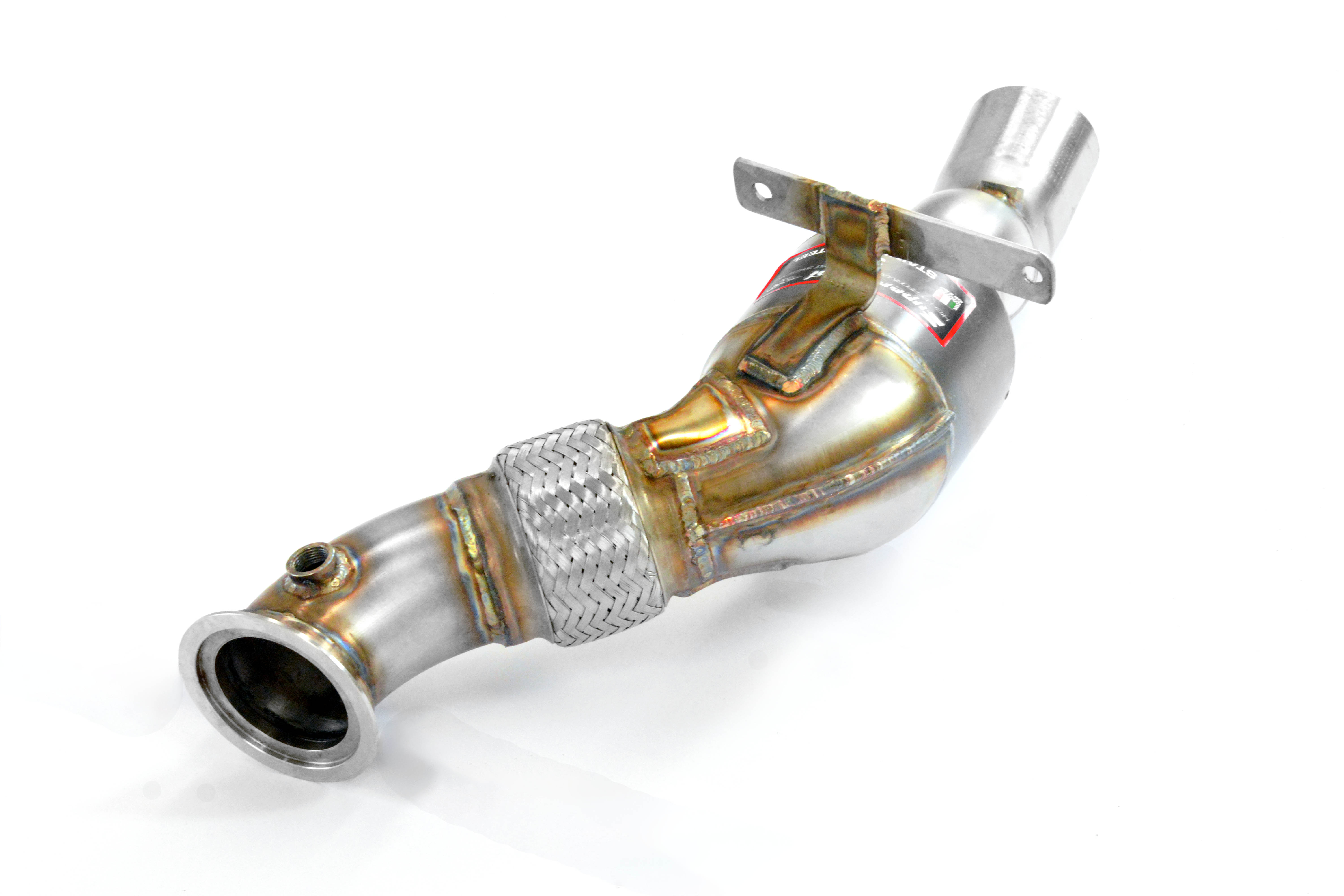 Downpipe Right + Metallic catalytic converter