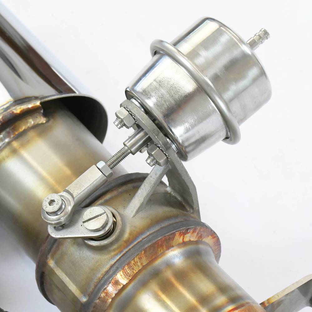 Endschalldämpfer Rechts 120x80 mit Klappe (Vacuum)