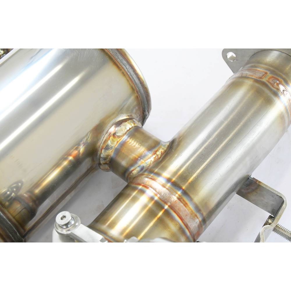 Silencieux arrière Gauche 120x80 avec valve (Vacuum)