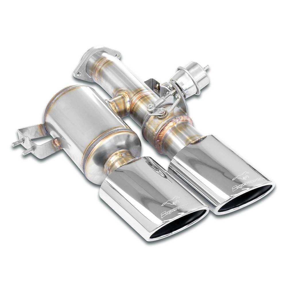 Rear exhaust Left 120x80 with valve (Vacuum)