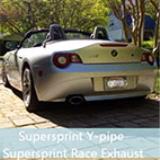 BMW Z4 Roadster 3.0i (231 Hp) ' 03 -> Supersprint Ab Kat (Endschalldämpfer Racing)