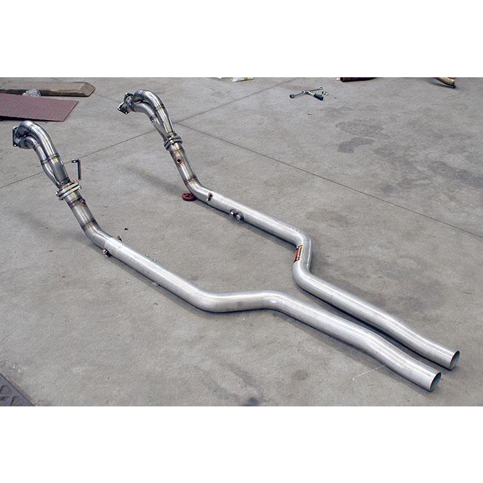 Rohrsatz ab Turbolader Rechts + Links AISI 310S steel