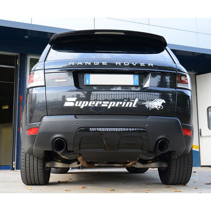 Endschalldämpfer Rechts Gun Metal Grey O120