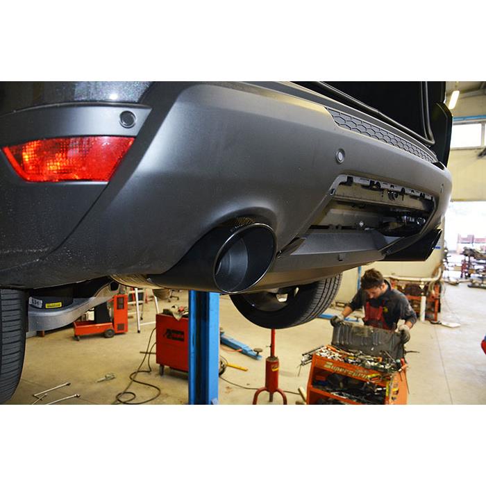 Endschalldämpfer Links Gun Metal Grey O120
