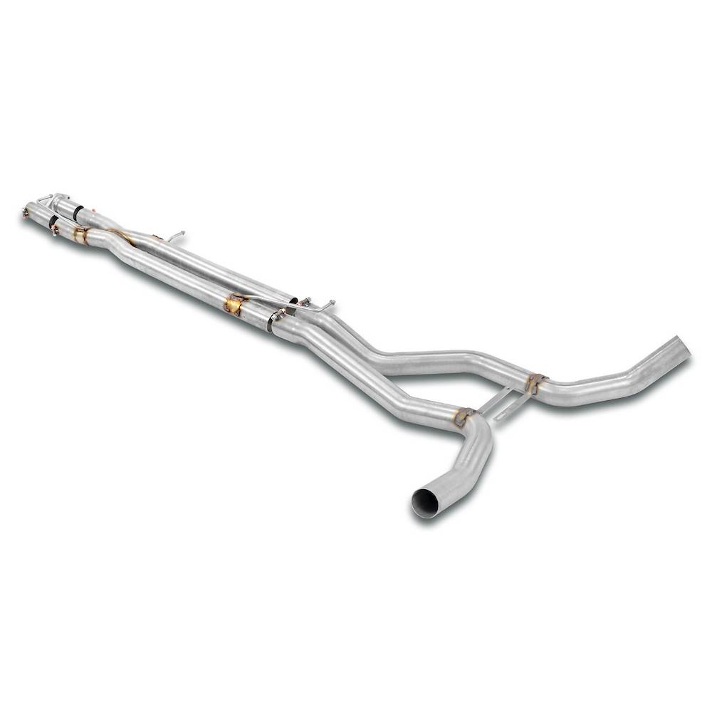 Centre pipe Right - Left +  X-Pipe . (Replaces OEM centre exhaust.)