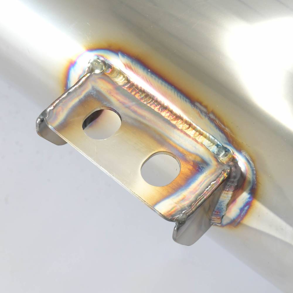 Rear exhaust Race right - left with valve