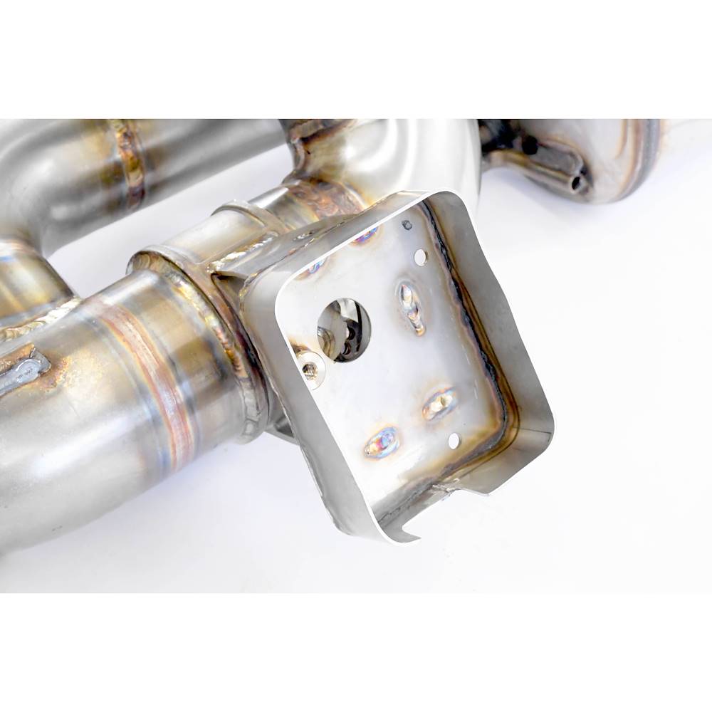 Rear exhaust Race right - left with valve