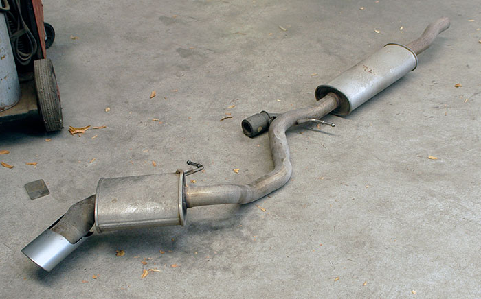scarico diretto bmw 120d
