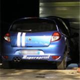 RENAULT CLIO III GT/Gordini 1.6i 16v (128 Hp) 2009 -> Sistema Cat-back Supersprint (prova al banco) 