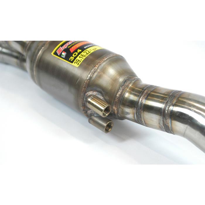 Anteriore con catalizzatore metallico sinistro