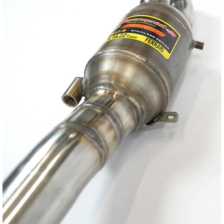 Anteriore con catalizzatore metallico sinistro
