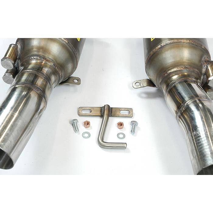 Anteriore con catalizzatore metallico sinistro