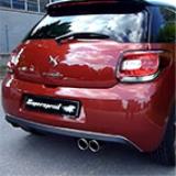 CITROEN DS3 THP 1.6i 16v (150 Hp) 2010 -> Système d'échappement Supersprint