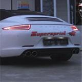 PORSCHE 991 Carrera S / Carrera 4S 3.8i (400 Hp) 2012 -> Système d'échappement avec valves Supersprint 