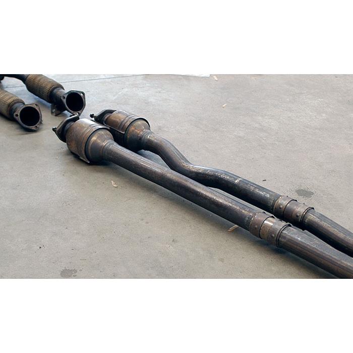 Tubes avant kit Droite - Gauche (remplace the main catalyseur)